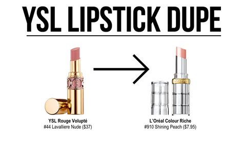 dupe for ysl lipstick|chanel makeup dupes.